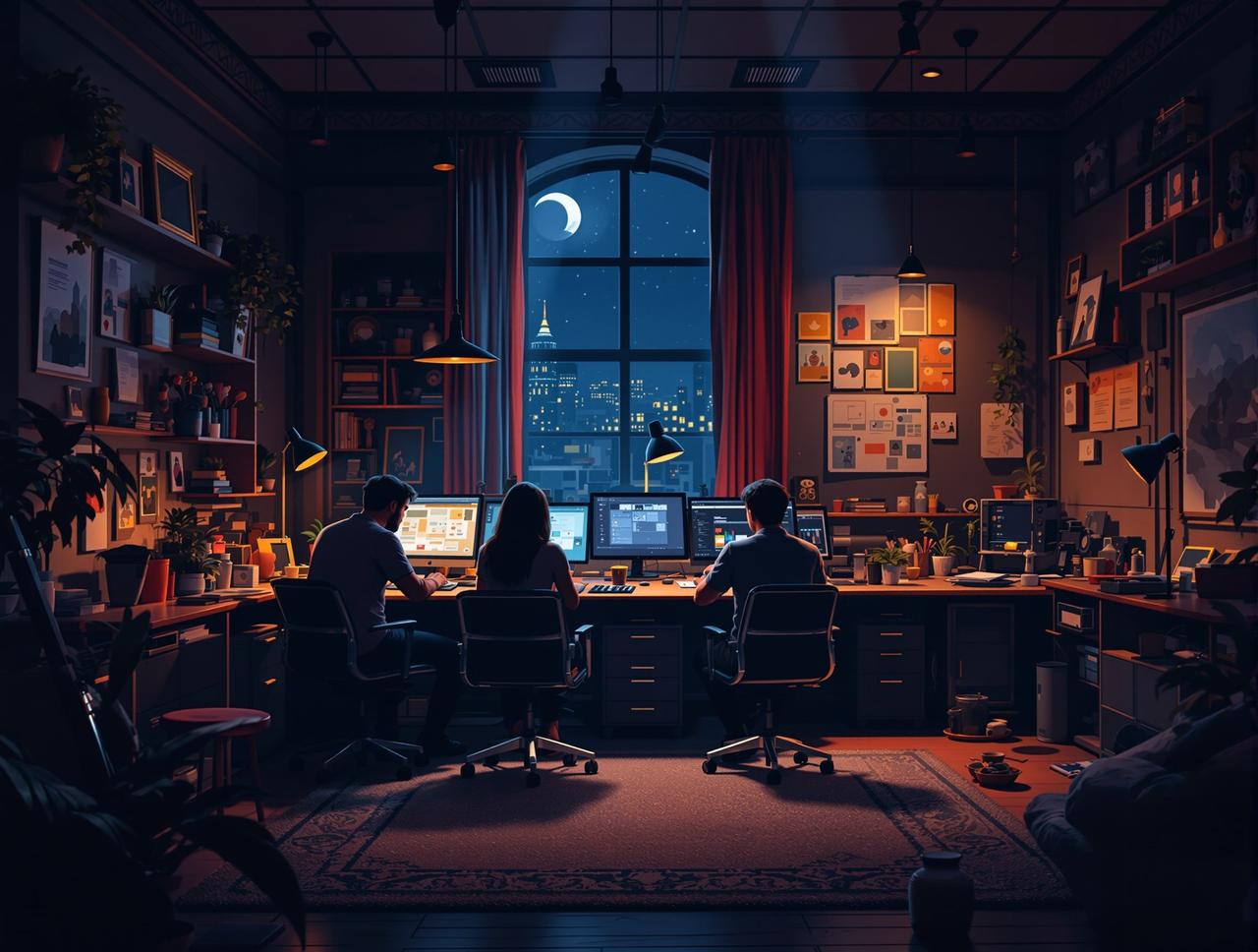 香港短剧品牌故事 - 创作团队的温暖工作室